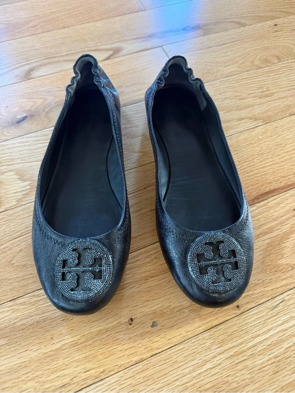 Tory Burch Black Miller Flats - 6.5